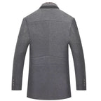 Herren Pea Coat aus Wollmischung