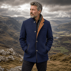 Herren Pea Coat aus Wollmischung