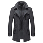 Herren Wintermantel mit Innenjacke