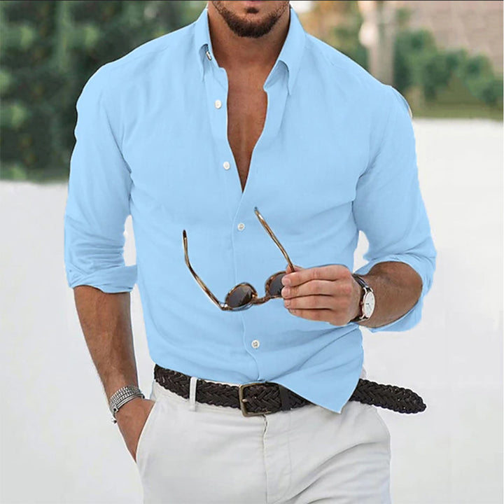 Herren Langarm Hemd casual und formal