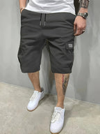 Herren Cargo-Shorts mit Kordelzug