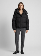 Damen Steppjacke oversize mit Kapuze