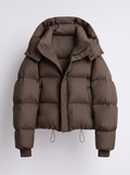Damen Steppjacke oversize mit Kapuze