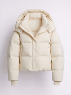 Damen Steppjacke oversize mit Kapuze
