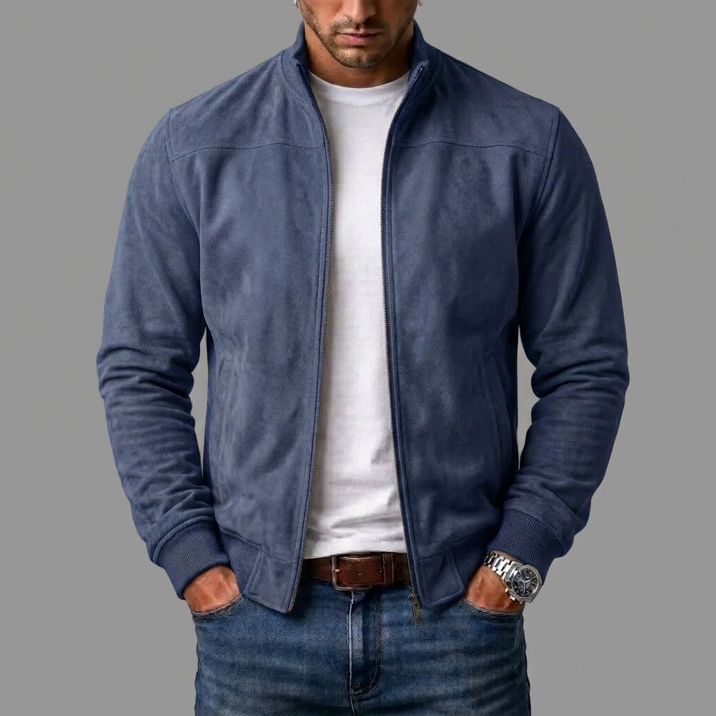 Herren Bomberjacke mit Stehkragen