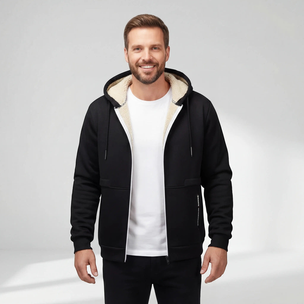 Herren Kapuzenjacke mit Reissverschluss