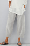 Damen lässige weite Hose mit Taschen