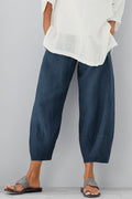 Damen lässige weite Hose mit Taschen