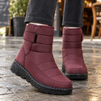 Damen Schneestiefel mit Klettverschluss