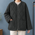 Damen Steppjacke mit Rundhalsausschnitt