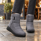 Damen Schneestiefel mit Klettverschluss