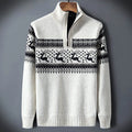Herren Strickpullover mit Rentier-Muster