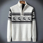 Herren Strickpullover mit Rentier-Muster