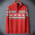 Herren Strickpullover mit Rentier-Muster