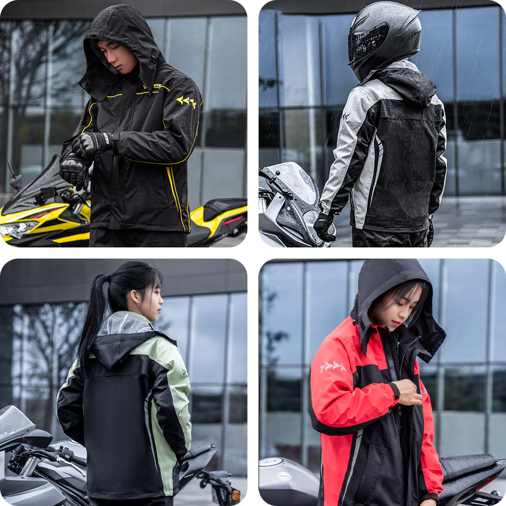 Regenanzug Unisex wasserdicht mit Packtasche