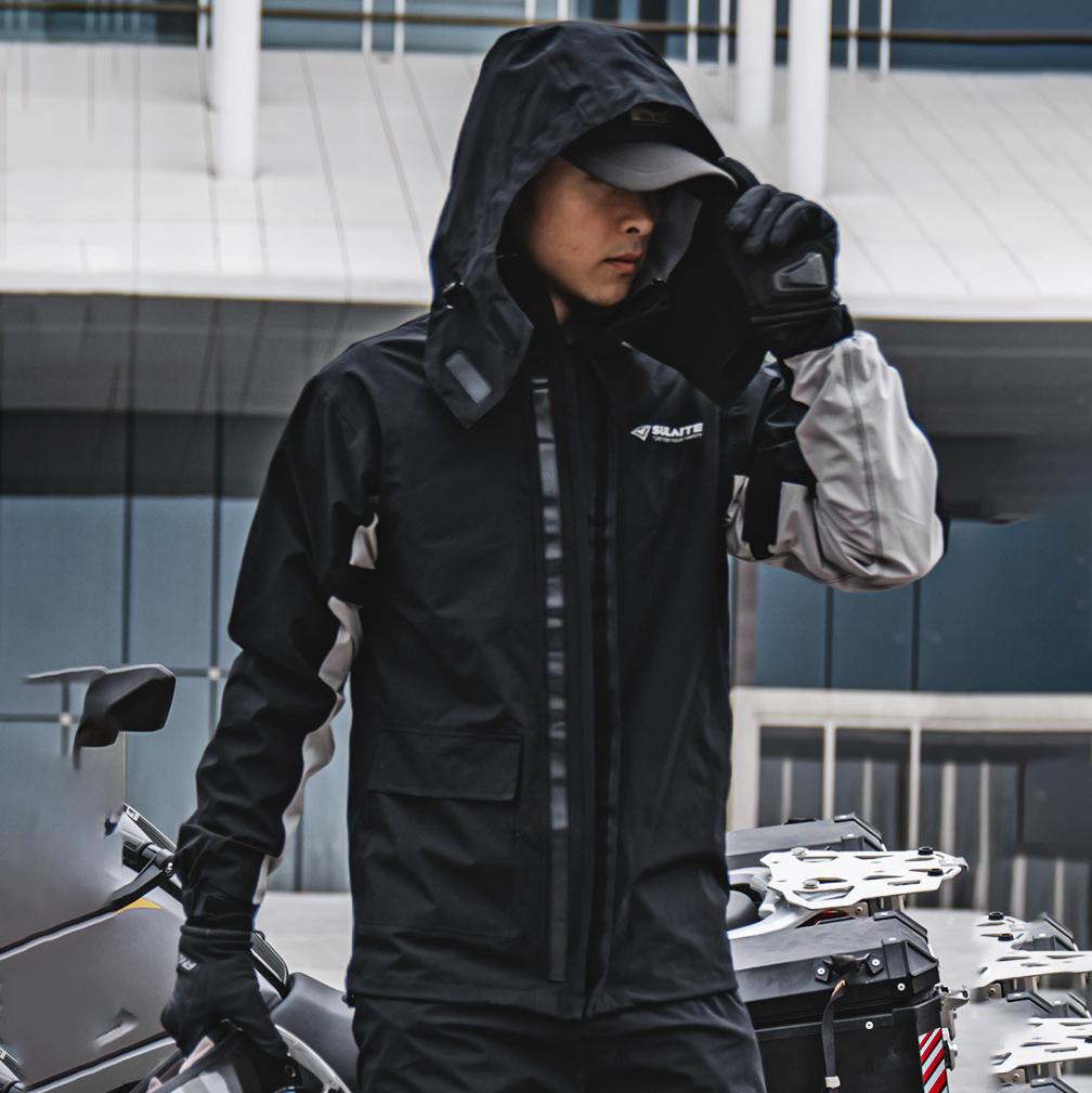 Regenanzug Unisex wasserdicht mit Packtasche