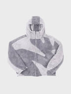 Herren Fleecejacke mit Kapuze und Reissverschluss