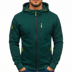 Herren Hoodie mit Reissverschluss und Taschen