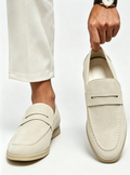 Herren Loafer zum Schlüpfen mit Ziernaht
