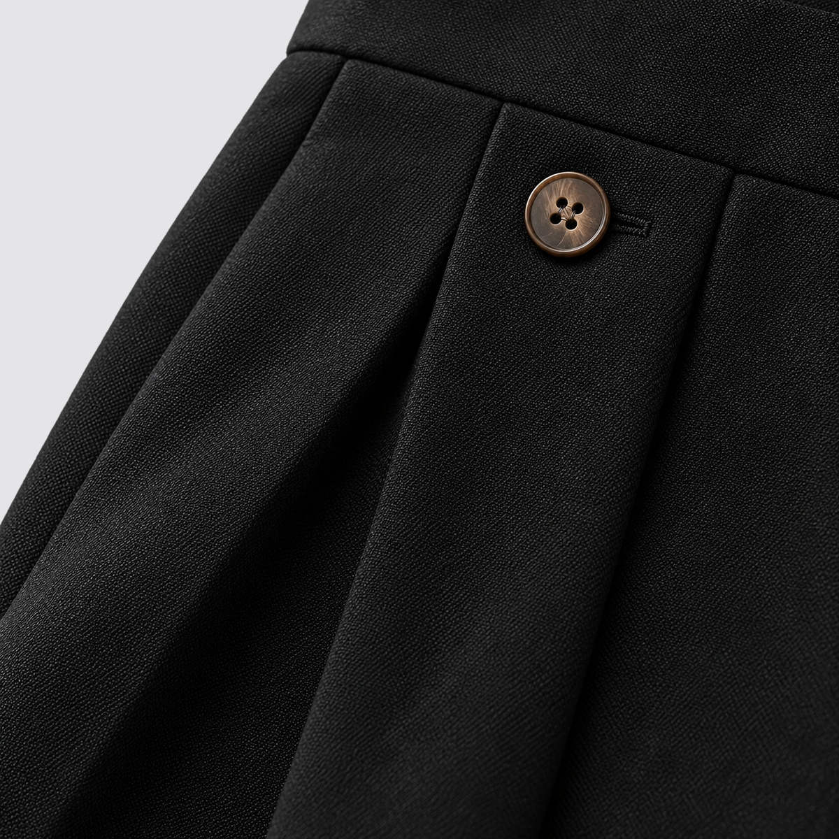 Herren Bundfaltenhose mit weitem Bein