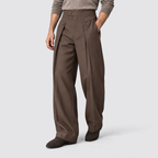 Herren Bundfaltenhose mit weitem Bein
