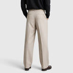 Herren Bundfaltenhose mit weiter Passform