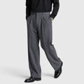 Herren Bundfaltenhose mit weiter Passform