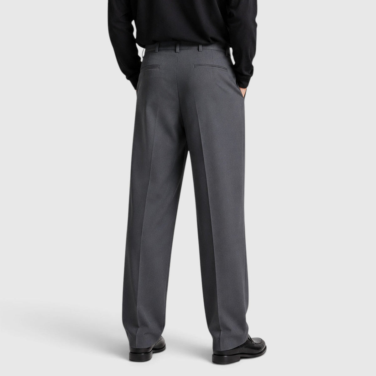Herren Bundfaltenhose mit weiter Passform