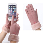 Damen warme Winterhandschuhe gefüttert