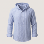 Herren Leinen Hoodie leicht für warme Tage