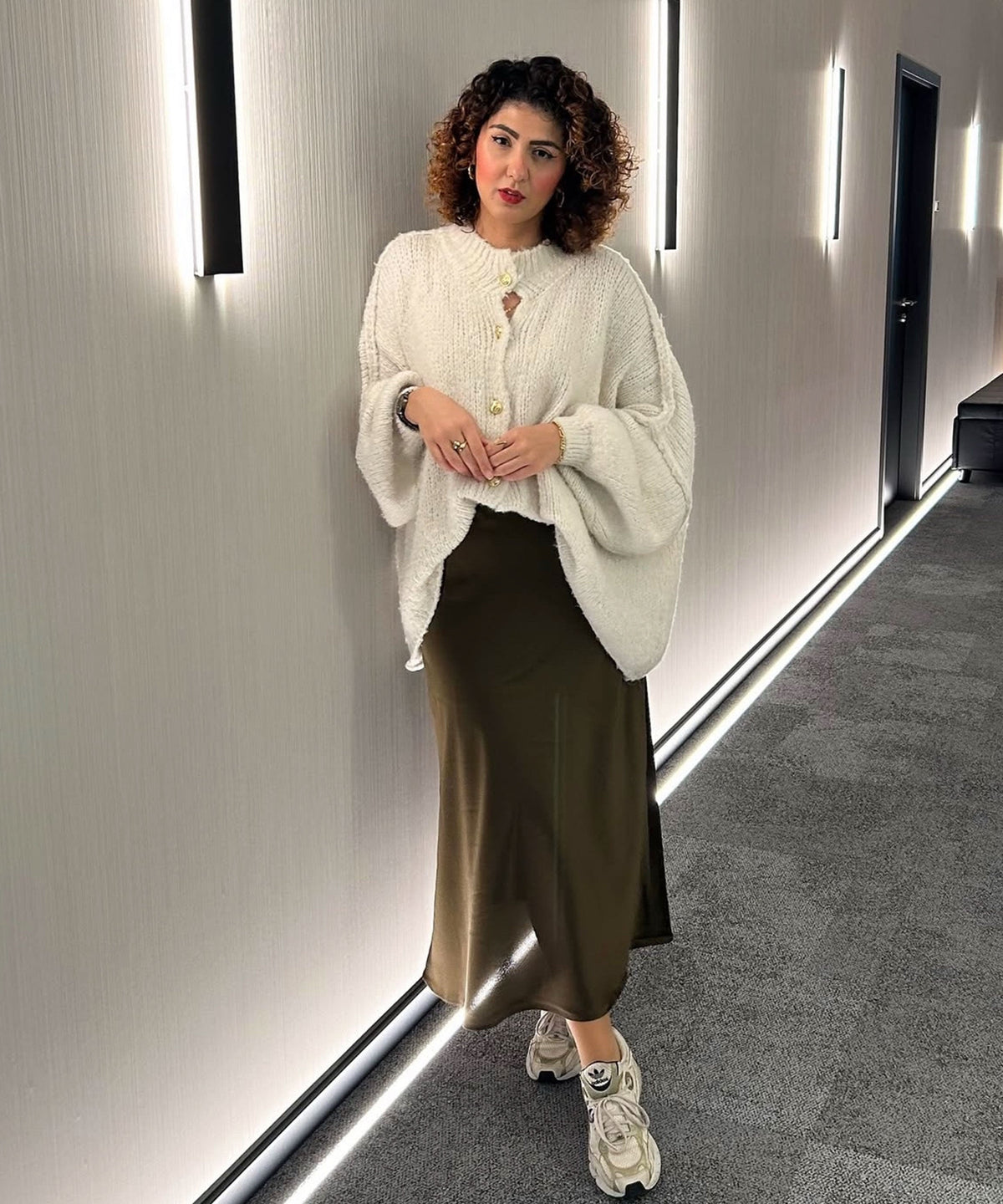 Damen Oversize Cardigan weich und warm für den Winter