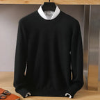 Herren Strickpullover mit Rundhals