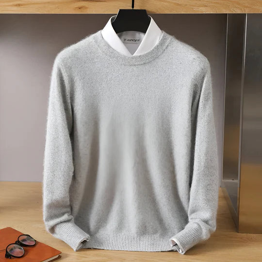 Herren Strickpullover mit Rundhals