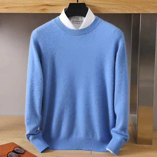 Herren Strickpullover mit Rundhals