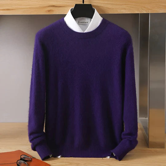 Herren Strickpullover mit Rundhals
