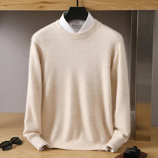Herren Strickpullover mit Rundhals
