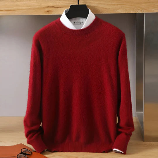 Herren Strickpullover mit Rundhals