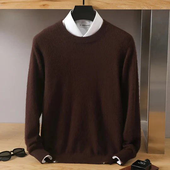 Herren Strickpullover mit Rundhals