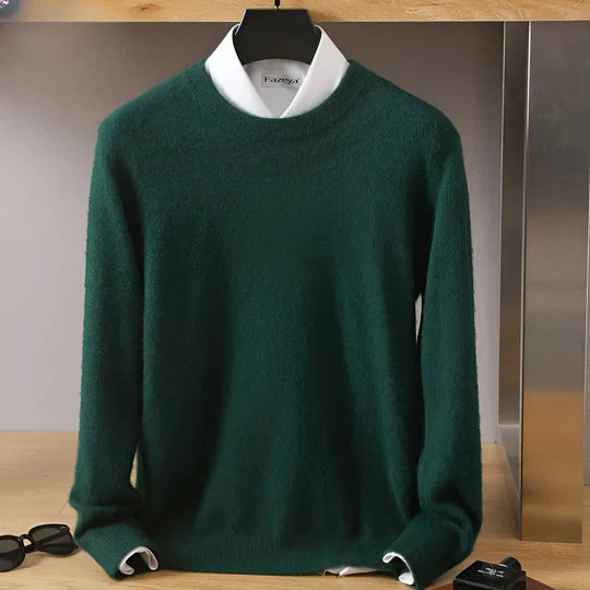 Herren Strickpullover mit Rundhals