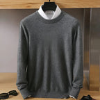 Herren Strickpullover mit Rundhals