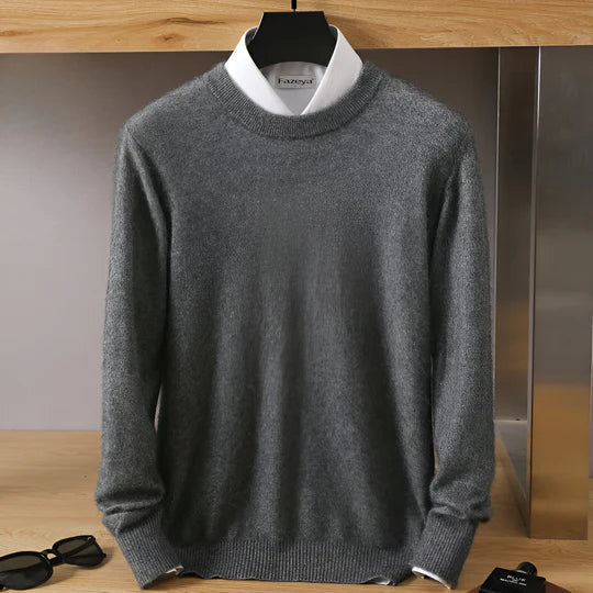 Herren Strickpullover mit Rundhals