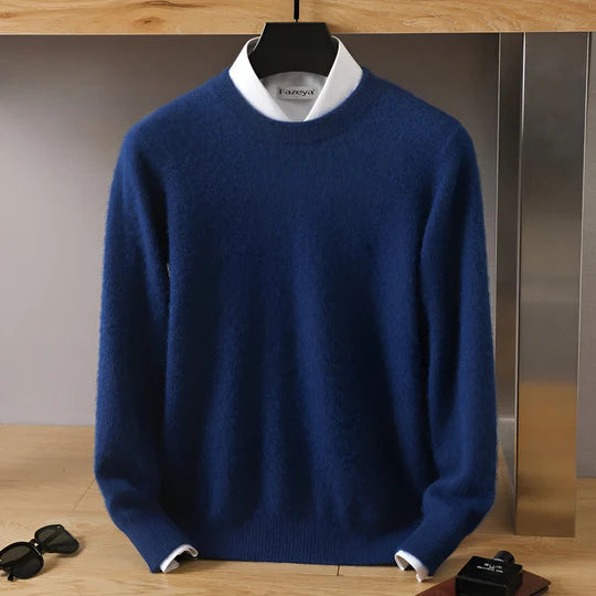 Herren Strickpullover mit Rundhals