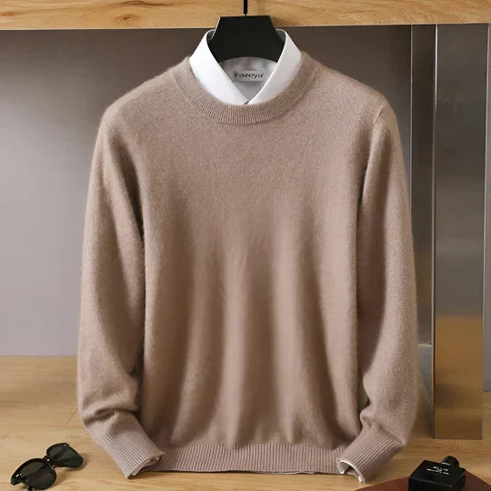 Herren Strickpullover mit Rundhals
