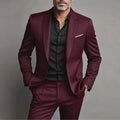 Herren Slim Fit Anzug für Gala und formelle Anlässe