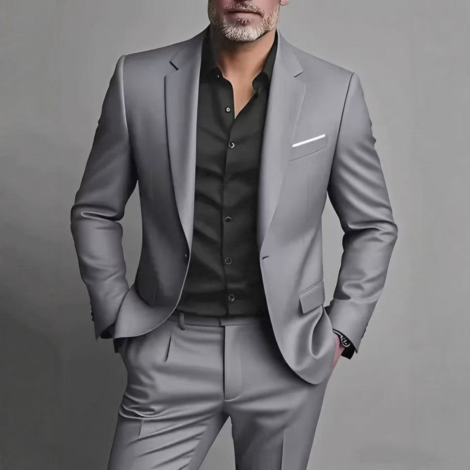 Herren Slim Fit Anzug für Gala und formelle Anlässe