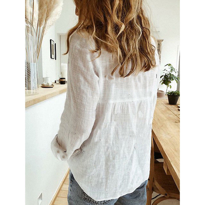 Damen lässige Sommerbluse