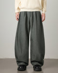 Damen weite Wollhose mit Gürtel