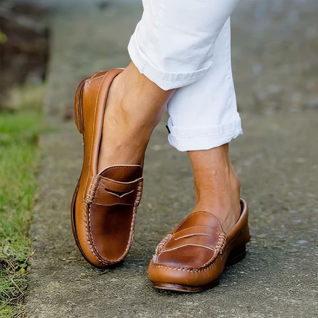 Damen Loafer mit gepolstertem Fussbett