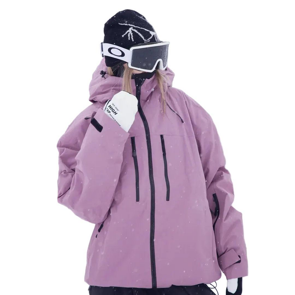 Unisex Schneejacke mit Kapuze