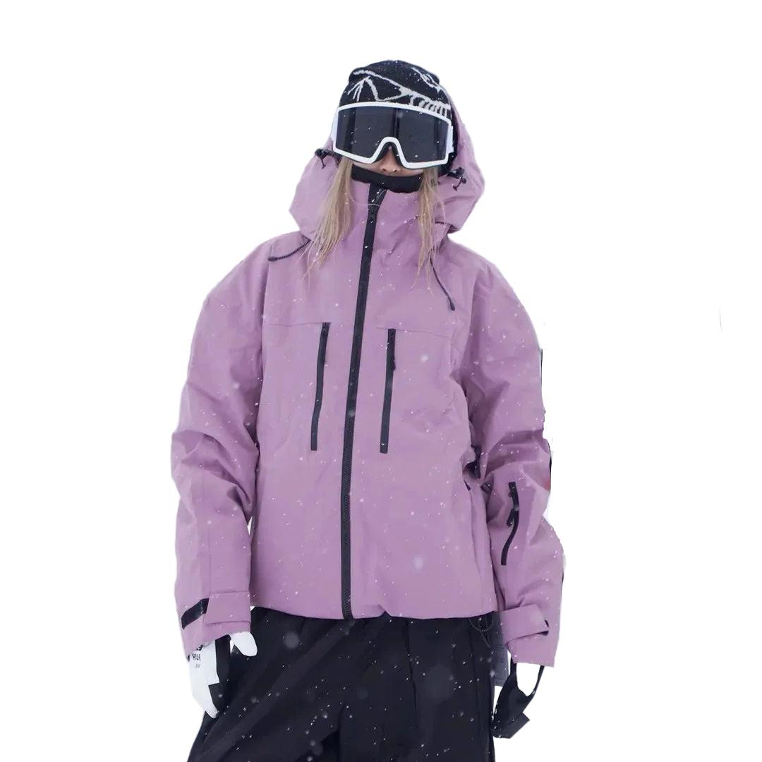 Unisex Schneejacke mit Kapuze